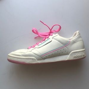 Pink Adidas Continental 80